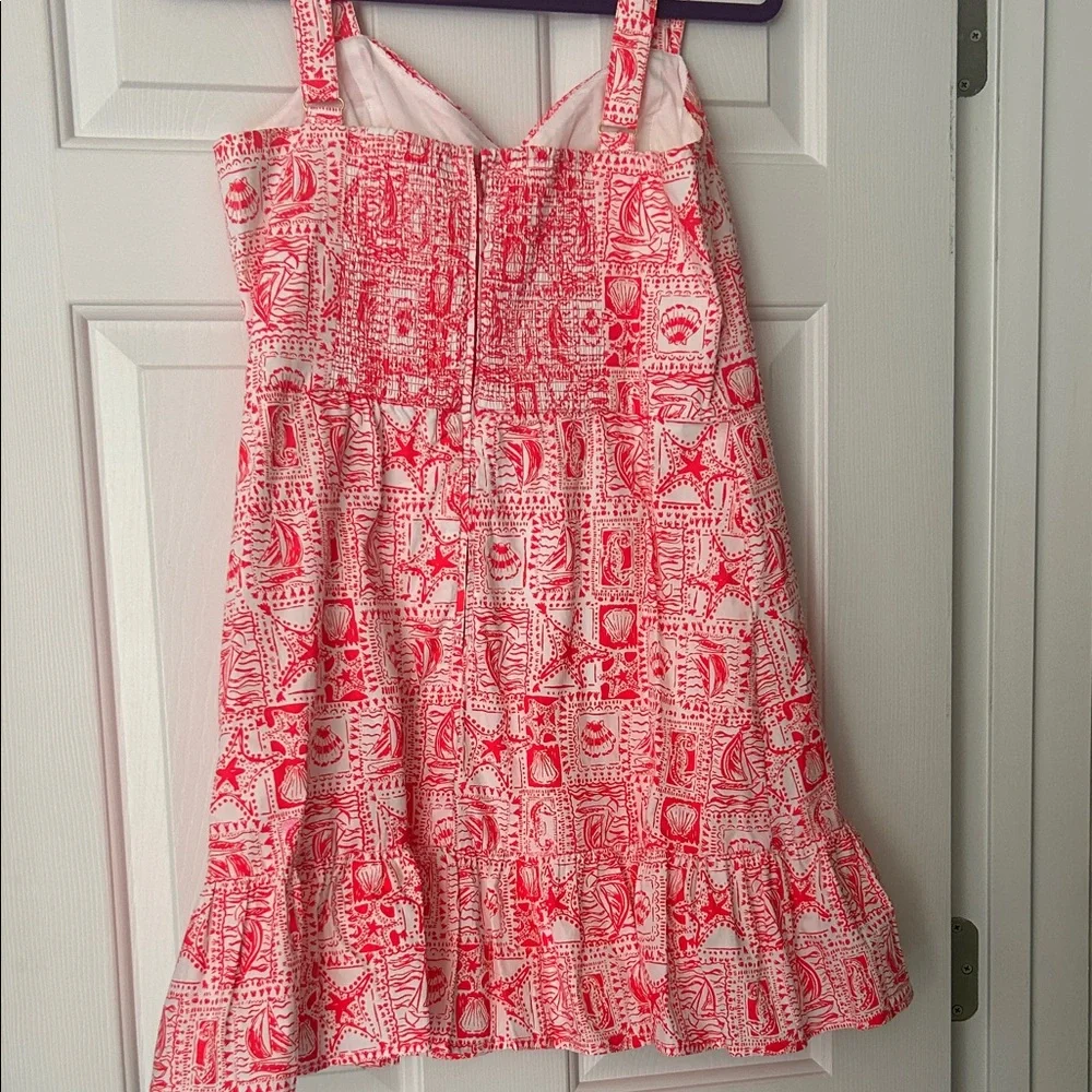 Lilly Pulitzer Red and White Dress - Picture 3 of 6